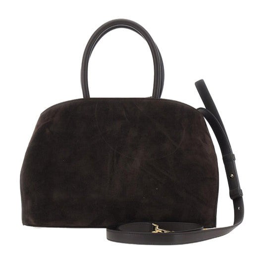 Handbag Hug Piccola Brown Suede