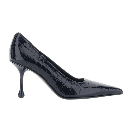 Pumps IXIA 80 Shiny Croc Embossed Blue