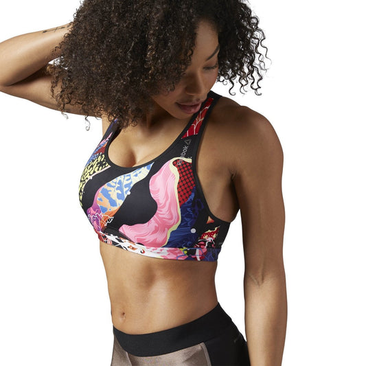 Reebok Women's Crossfit Hero Power Graffiti Bra