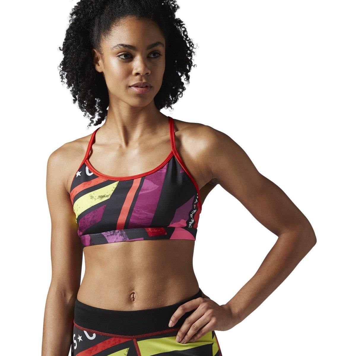 Reebok Women's One Series Aop Strappy Bra