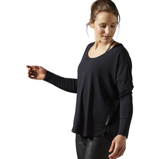 Reebok Women's Studio Lux Long Sleeve Tee Long Sleeve Shirts