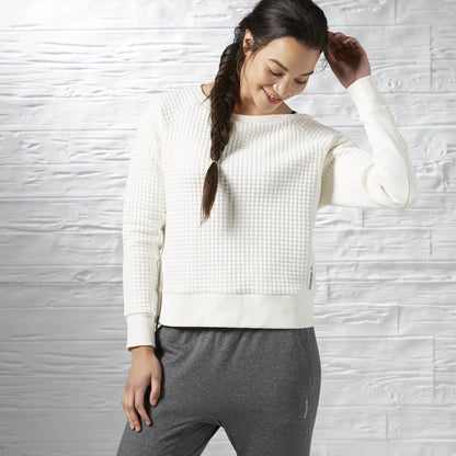 Reebok Women's Winter Pack Quilted Crewneck