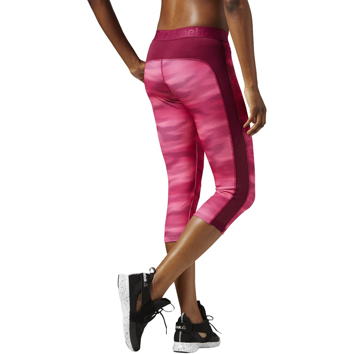 Reebok Women's Workout Ready Printed Capri