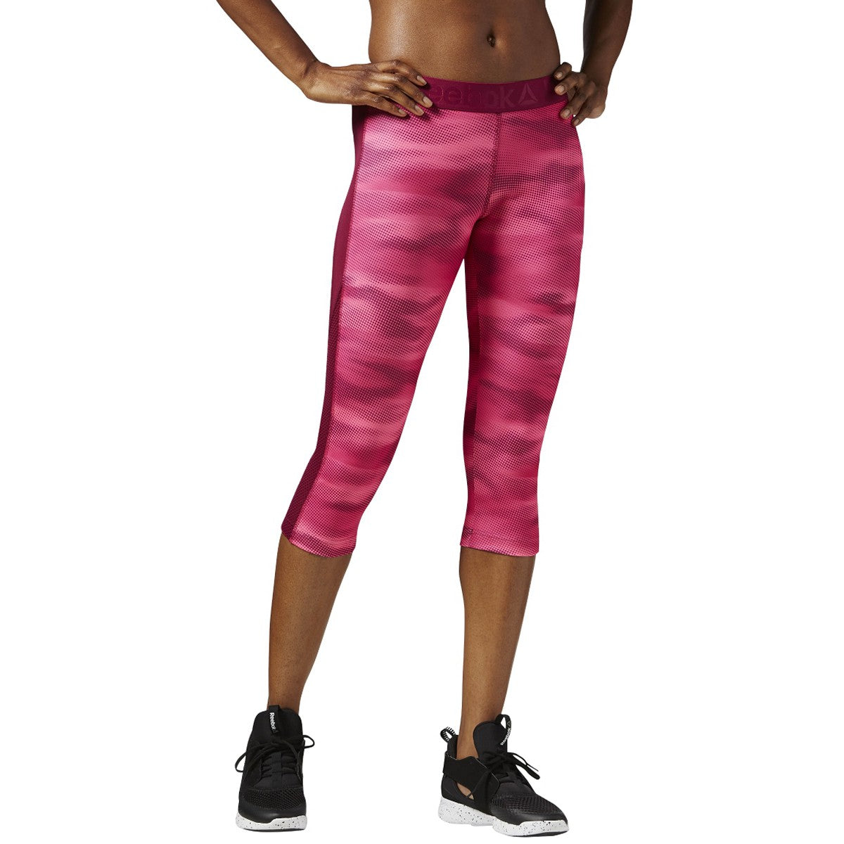 Reebok Women's Workout Ready Printed Capri