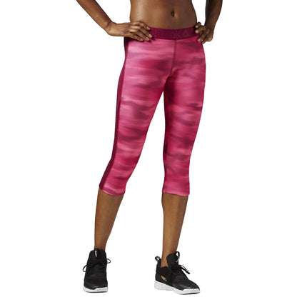 Reebok Women's Workout Ready Printed Capri