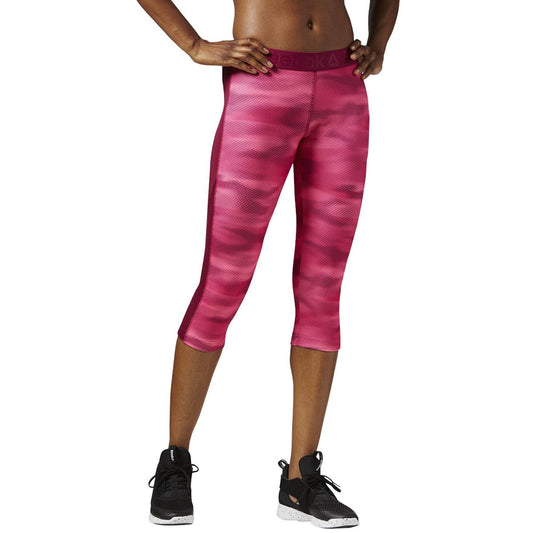 Reebok Women's Workout Ready Printed Capri