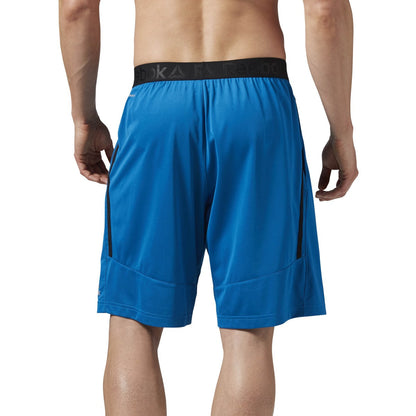 Reebok Men's Workout Ready Stacked Logo Short Shorts