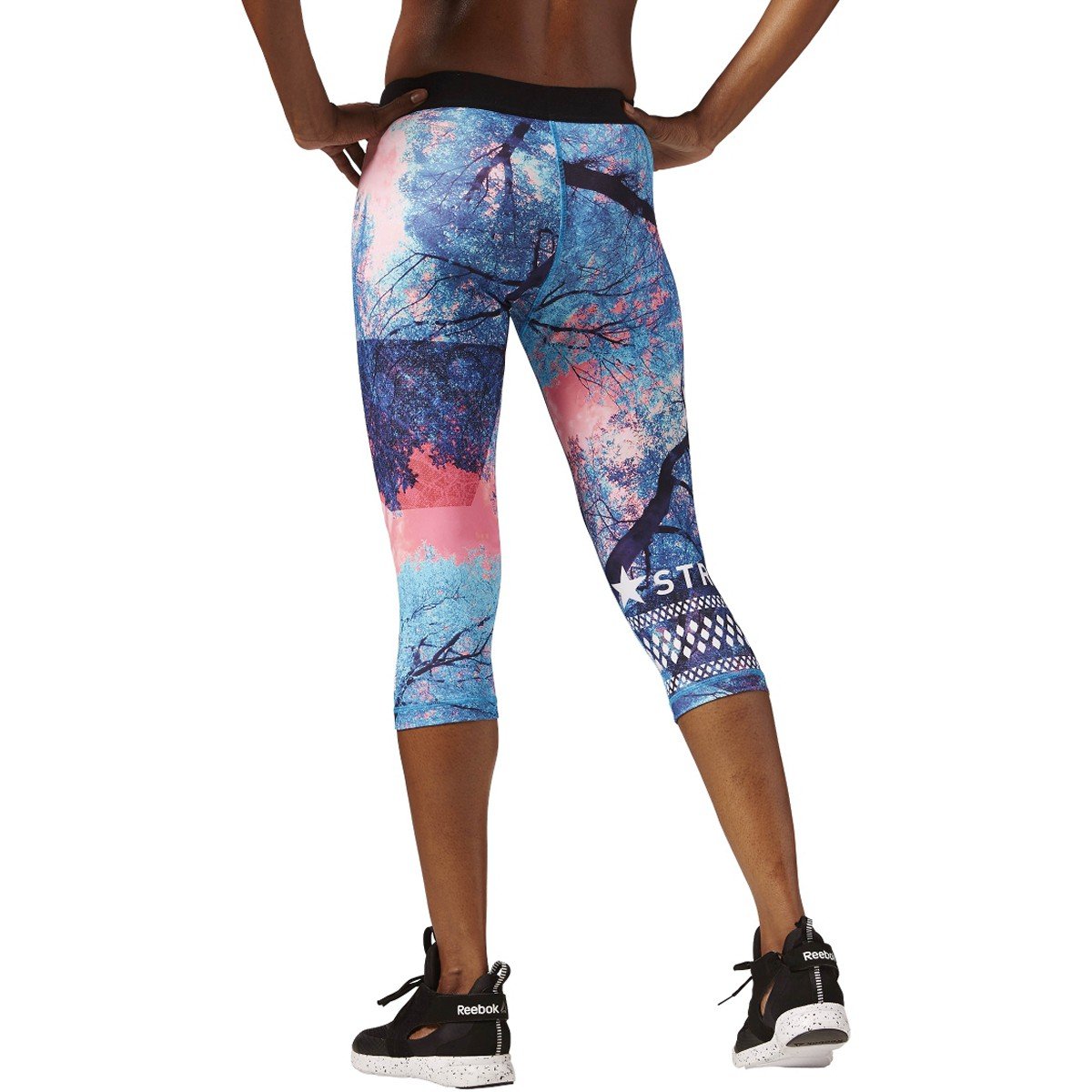 Reebok Women's One Series Crossfit Tree Capri