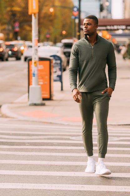 Mens Softlite Everyday Half Zip Top - Our Ocean Core Story