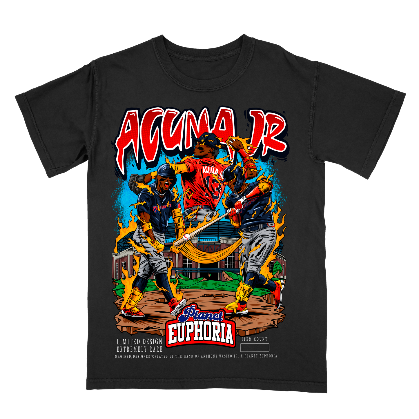 Ronald Acuña Jr. V2 Limited Edition MLB Player Graphic T-Shirt