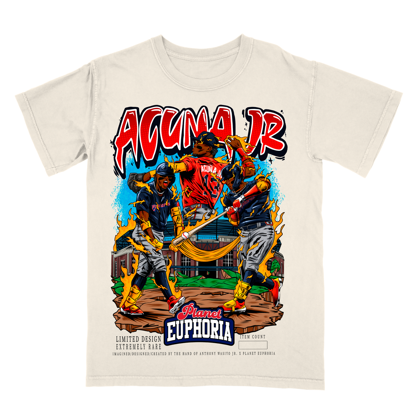 Ronald Acuña Jr. V2 Limited Edition MLB Player Graphic T-Shirt