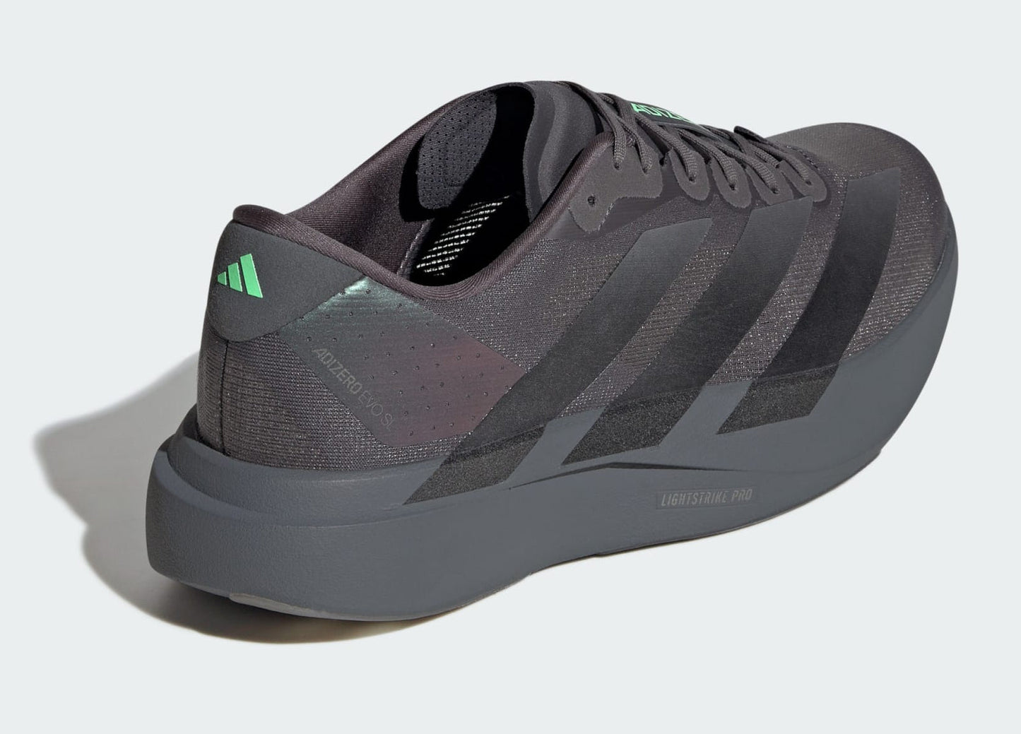 Men's adidas Adizero Evo Sl 'Grey Black Lime Burst'