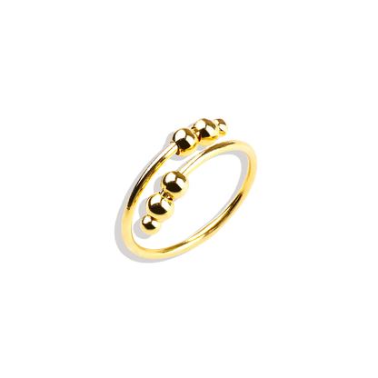 Mint & Lily Adjustable Beaded Fidget Ring