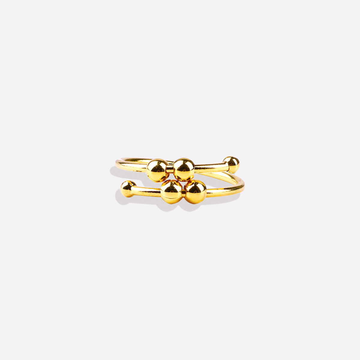 Mint & Lily Adjustable Beaded Fidget Ring