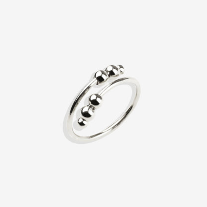 Mint & Lily Adjustable Beaded Fidget Ring