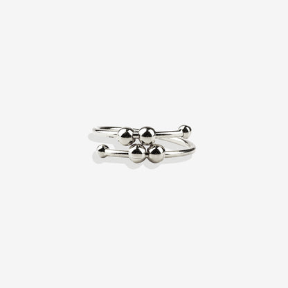 Mint & Lily Adjustable Beaded Fidget Ring