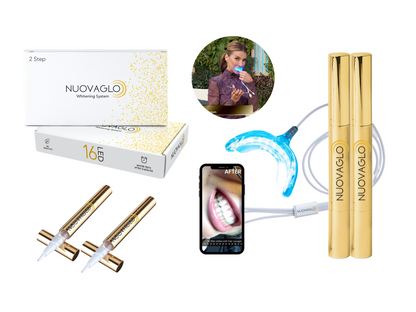 NUOVAGLO™ Smartphone-Powered LED Teeth Whitening System
