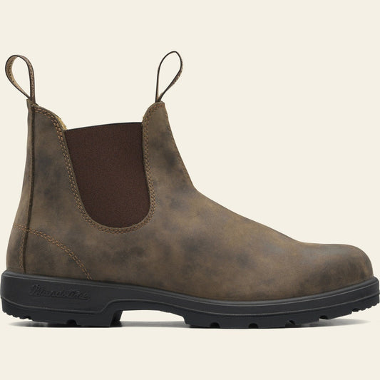 Blundstone 585 Classic Men's Chelsea Boots — Rustic Brown Leather