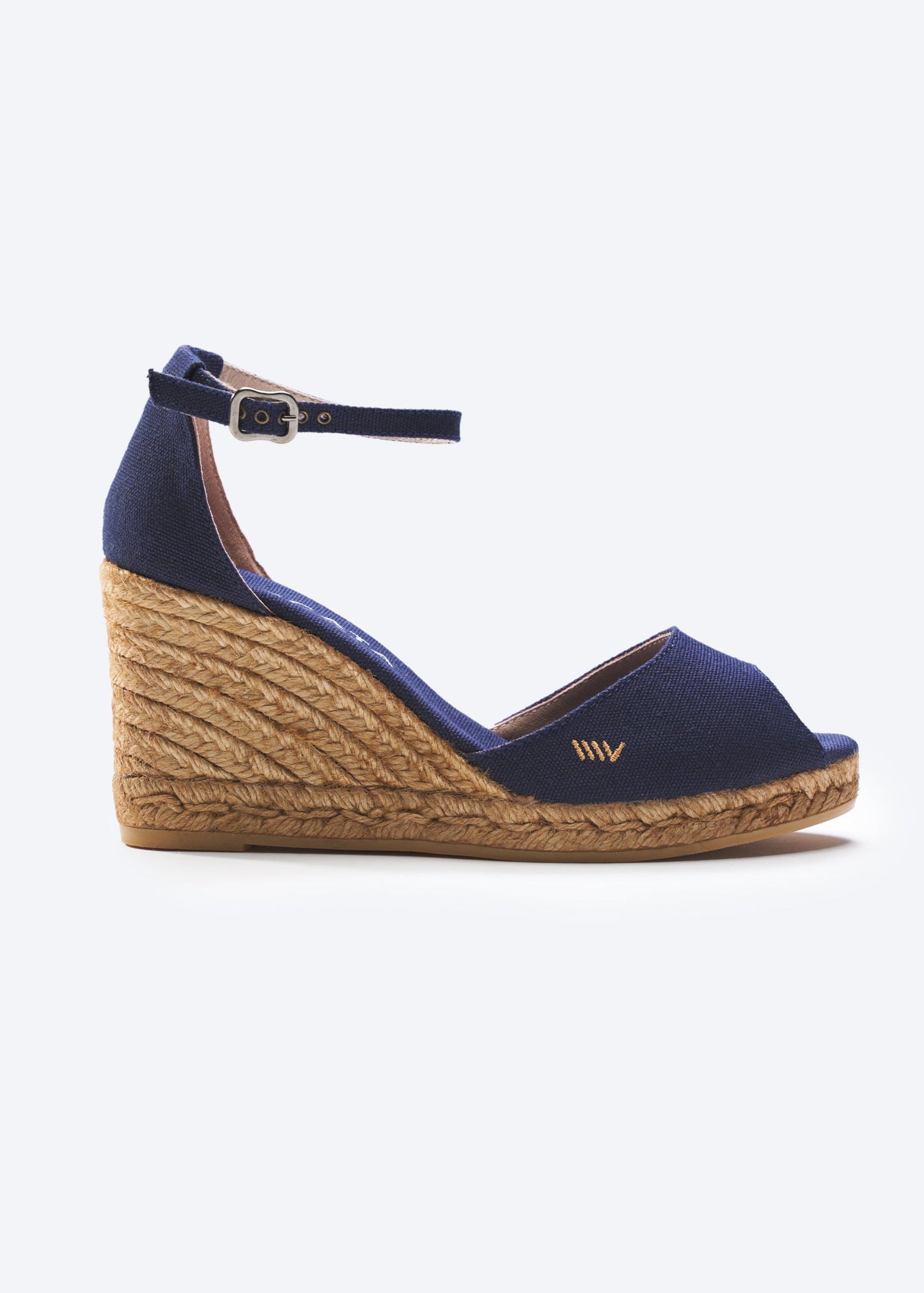 Aiguafreda Canvas Espadrille Sandal Wedges by Viscata