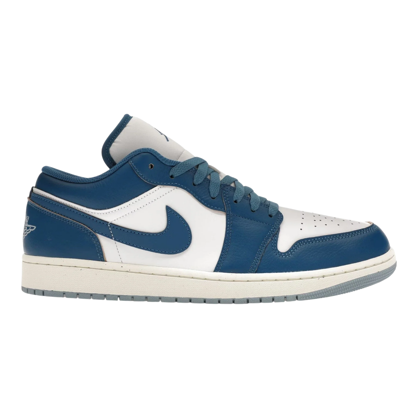 Air Jordan 1 Low SE Men's Sneakers - White/Industrial Blue