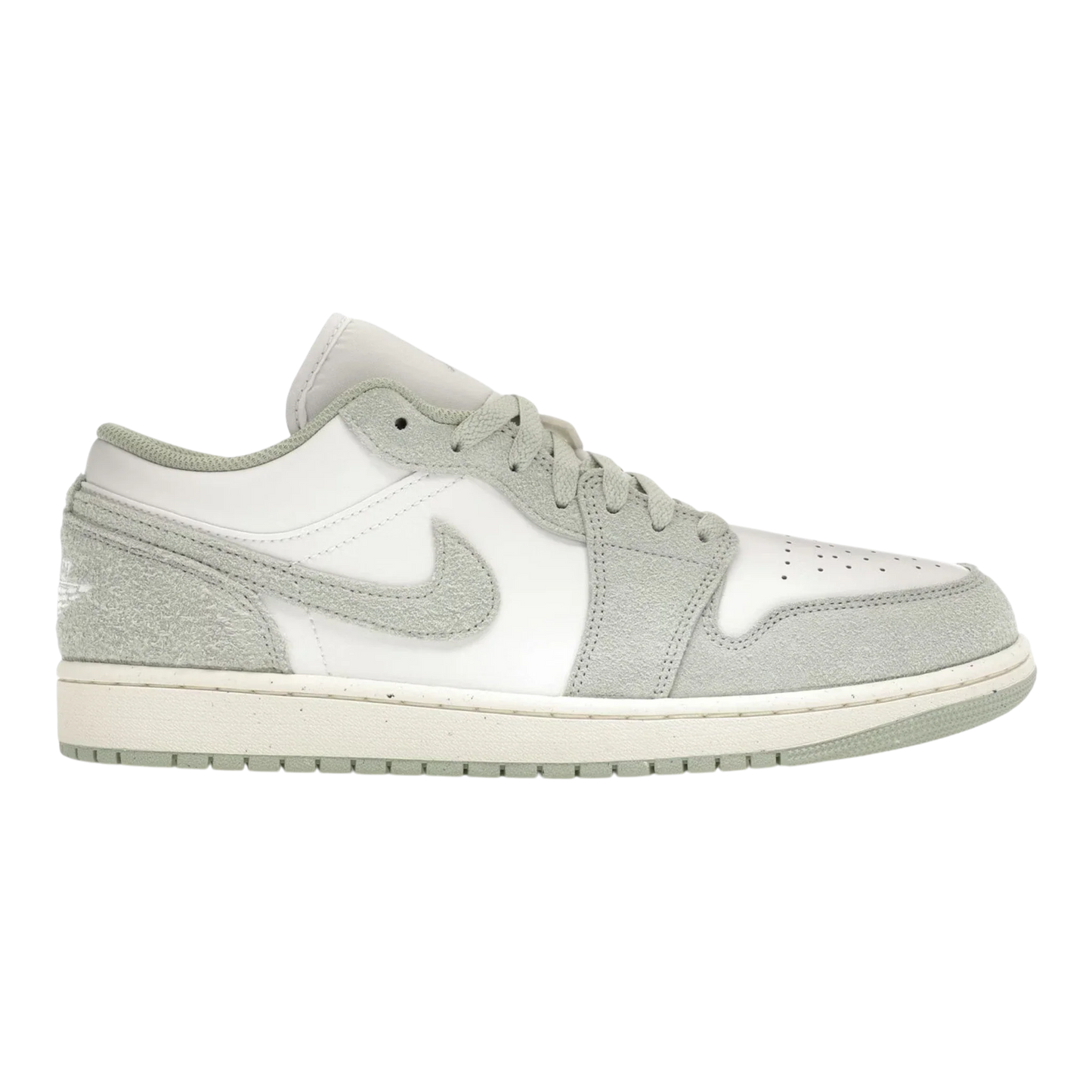 Nike Air Jordan 1 Low SE Men's Sneakers — White & Seafoam Low-Top