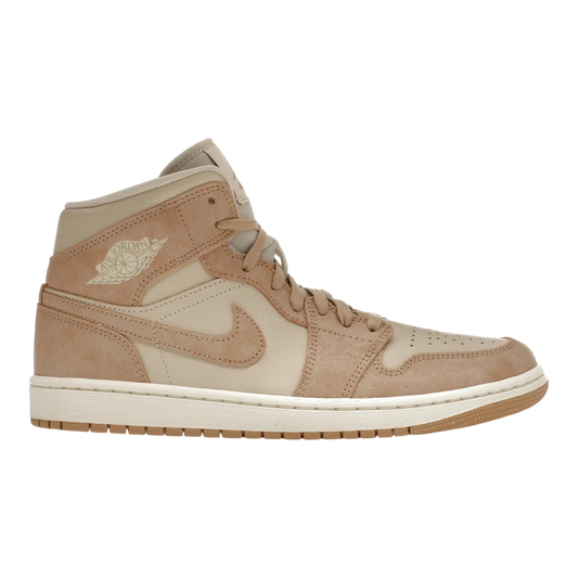 Nike Air Jordan 1 Mid SE Women's Sneakers — Legend Light Brown Suede Mid-Top