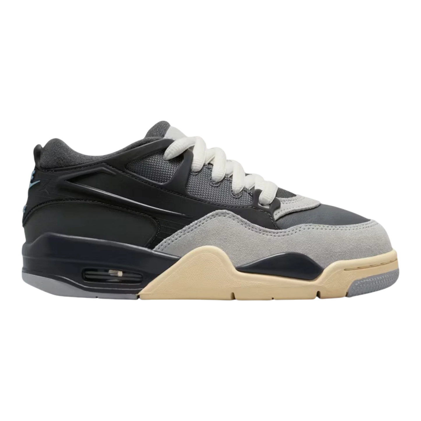 Nike Air Jordan 4 RM Big Kids' (GS) Sneakers — Iron Grey & Off-Noir Mid-Top