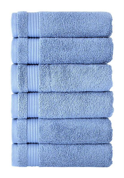 Amadeus Turkish Cotton Hand Towels - 6 Pieces - Classic Turkish Towels