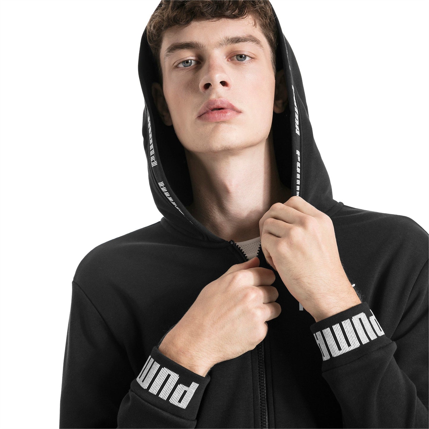 Puma Men's Amplified Hooded Jacket Tr Jackets