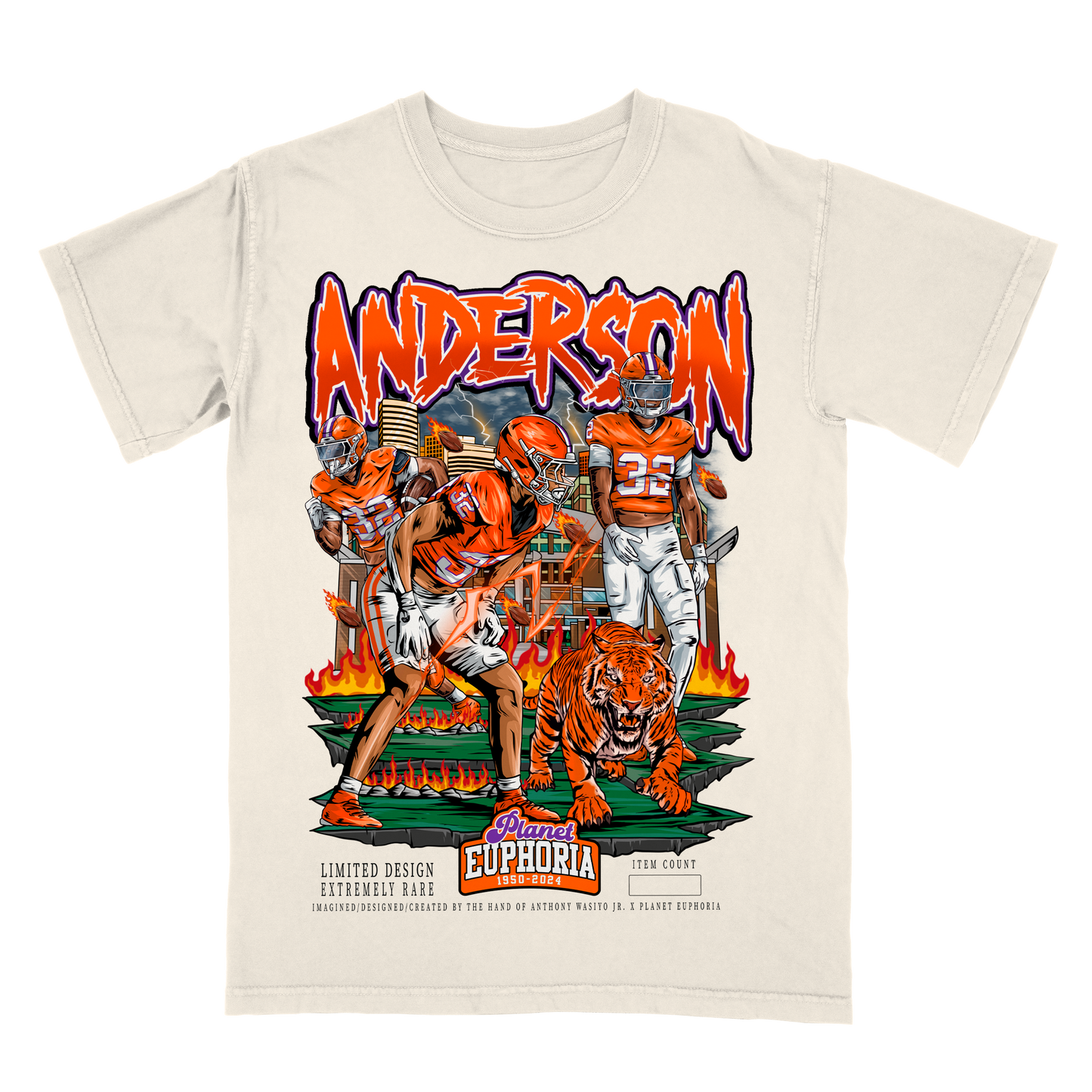 Jamal Anderson Limited Edition Graphic T-Shirt