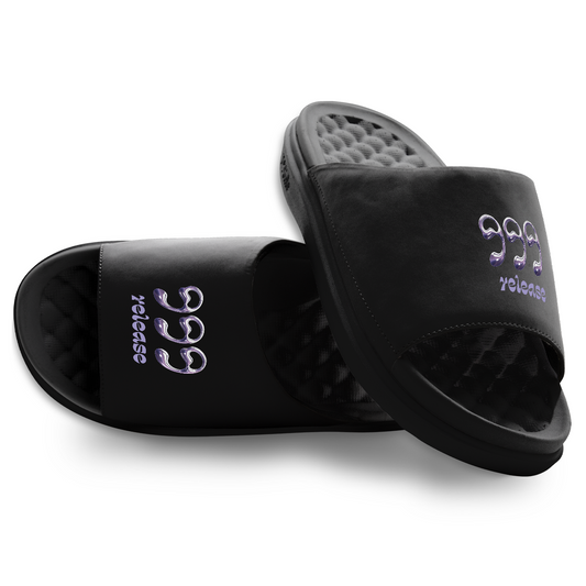 999 Angel Number Motive Slide Sandals