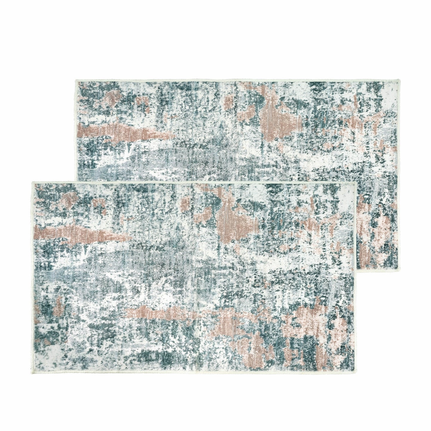 Kathy Ireland Soft Brushed Flannel Washable Rug With Latex Back