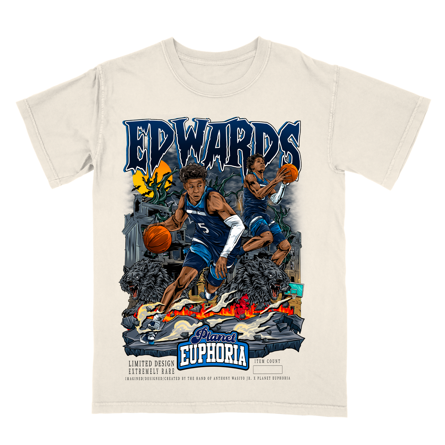 Anthony Edwards V3 Limited Edition NBA Player Graphic T-Shirt