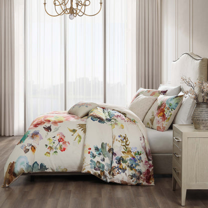 Ivory / Jewel Floral-