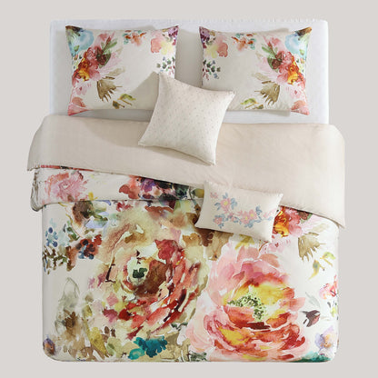 Ivory / Jewel Floral-