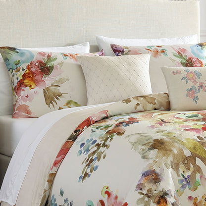 Ivory / Jewel Floral-