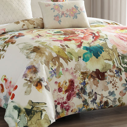 Ivory / Jewel Floral-
