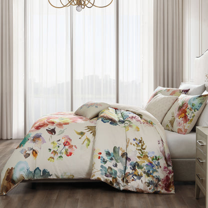Ivory / Jewel Floral-