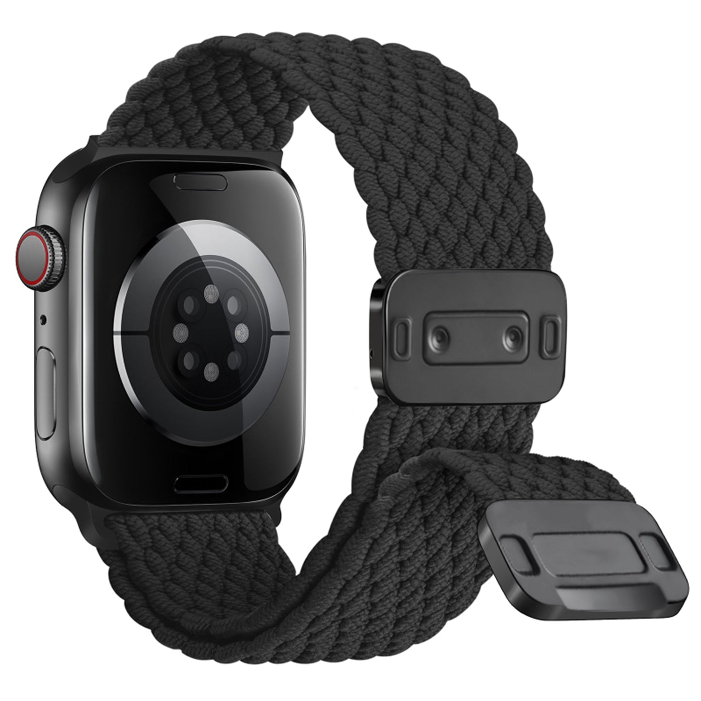 Waloo Braided Nylon Magnetic Loop Band For Apple Watch