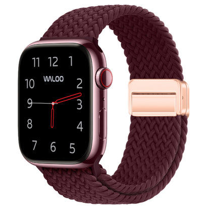 Waloo Braided Nylon Magnetic Loop Band For Apple Watch
