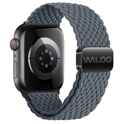 Waloo Braided Nylon Magnetic Loop Band For Apple Watch