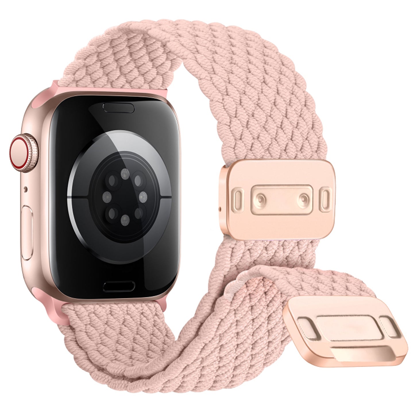 Waloo Braided Nylon Magnetic Loop Band For Apple Watch