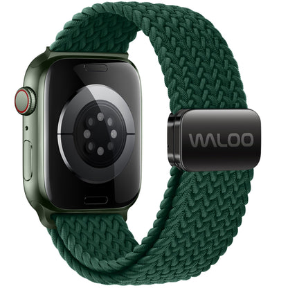Waloo Braided Nylon Magnetic Loop Band For Apple Watch