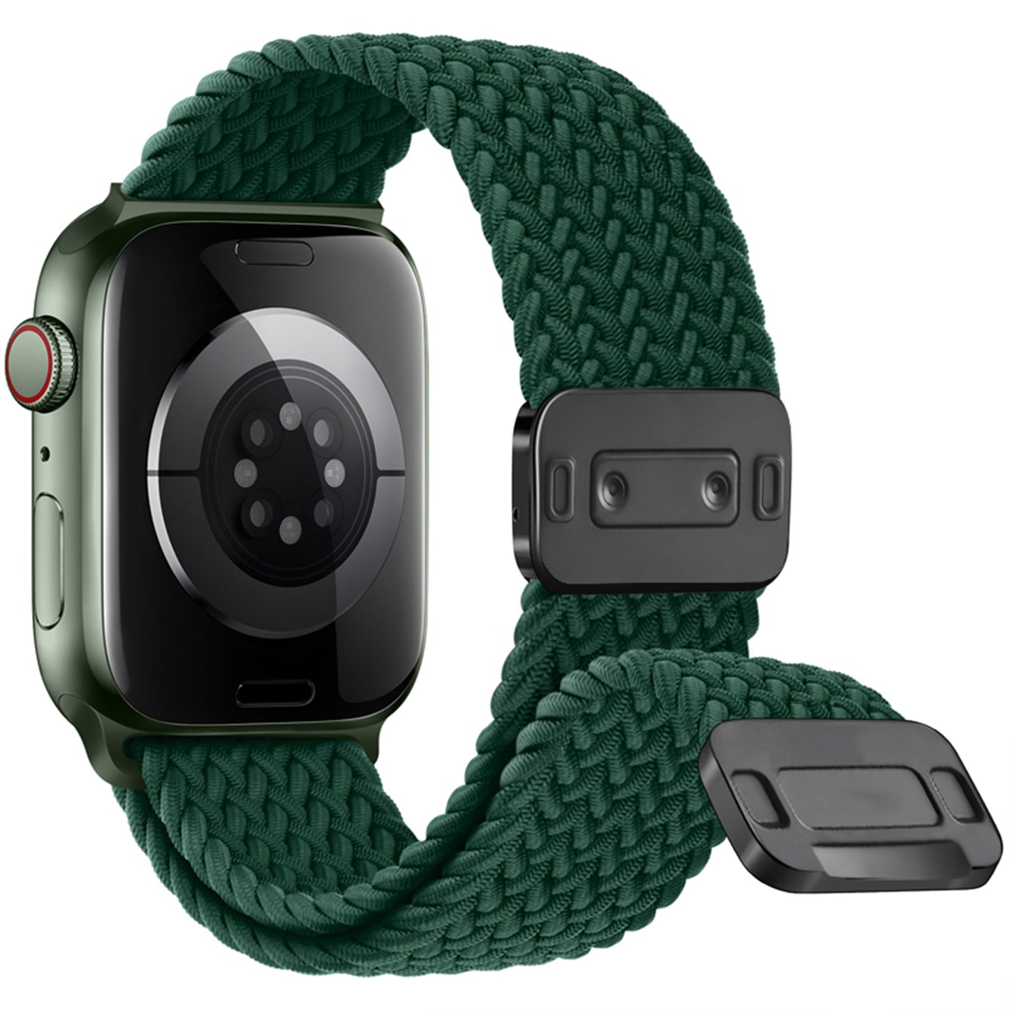 Waloo Braided Nylon Magnetic Loop Band For Apple Watch