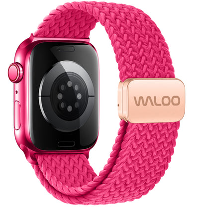 Waloo Braided Nylon Magnetic Loop Band For Apple Watch