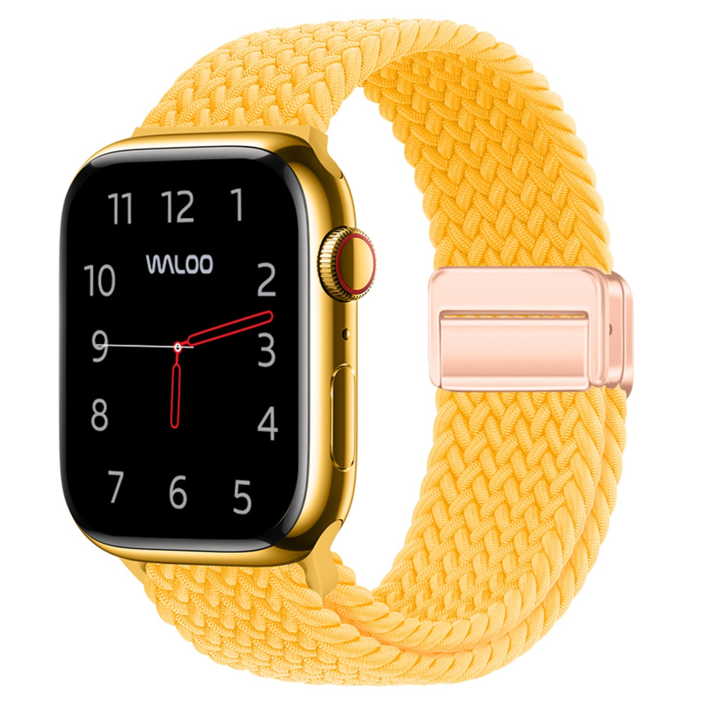 Waloo Braided Nylon Magnetic Loop Band For Apple Watch