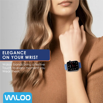 Waloo Breathable Leather Band For Apple Watch