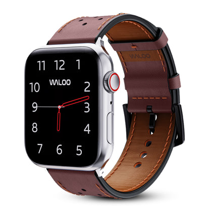 Waloo Breathable Leather Band For Apple Watch