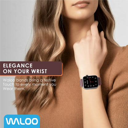 Waloo Breathable Leather Band For Apple Watch