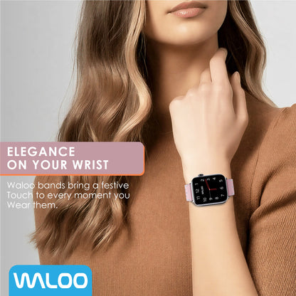 Waloo Breathable Leather Band For Apple Watch